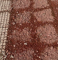 İnönü Üniversitesi'nin 'Pembe Yolu' çakıl yoluna döndü