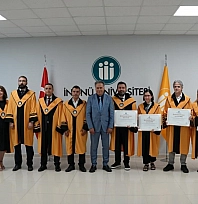 Rektör Nusret Akpolat ünvanda yükselen akademisyenleri tebrik etti