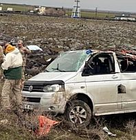 Iraklı turistleri taşıyan araç devrildi: 2 ölü, 6 yaralı