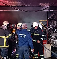 İş yerindeki korkutan yangına