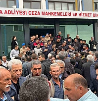 Malatya'da adliye önünde gerginlik