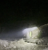 Kanal patladı, vatandaşın müdahalesi faciayı önledi