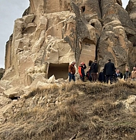 Kapadokya'da peri bacası çöktü: 2 kişi öldü
