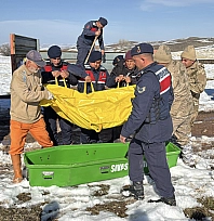 Karda kaybolan yaşlı adamdan üzücü haber