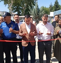 Kaymakam Algın, ADEM yıl sonu sergisine katıldı