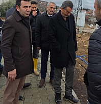 Kaymakam Algın, köylerde incelemelerde bulundu