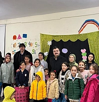 Kaymakamı Atış, öğrencilerle bir araya geldi