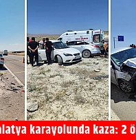 Kayseri-Malatya karayolunda kaza: 2 ölü, 9 yaralı