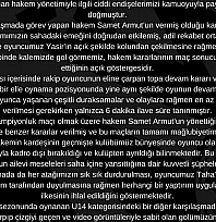Kocasinan Şimşekspor'dan sert açıklama