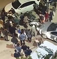 Kontrolden çıkan araç 4 otomobil ve 3 motosiklete çarpıştı