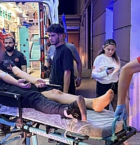 Kontrolden çıkan motosiklet devrildi: 1 yaralı
