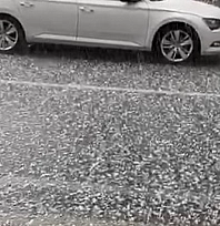 Kovancılarda dolu etkili oldu