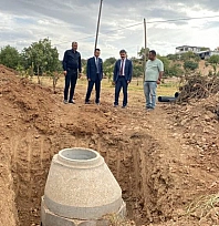 KÖYDES kapsamında kanalizasyon çalışmaları sürüyor