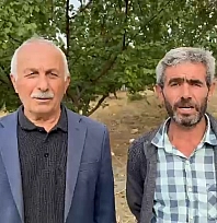 dağlık alanda mahsur kalan keçi için seferber oldular