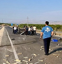 Kuzey Çevre Yolu'nda 24 saatte ikinci kaza: Otomobil takla attı: 2 yaralı