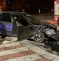 Kuzey Çevre Yolu'nda Maddi Hasarlı Kaza