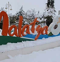 Malatya buz kesti: En düşük sıcaklık Kuluncak'ta ölçüldü