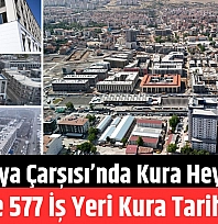 Malatya Çarşısı'nda kura heyecanı: İşte 577 iş yeri kura tarihi…