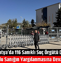 Malatya'da 116 sanıklı suç örgütü davası: 56 tutuklu sanığın yargılanmasına devam edildi