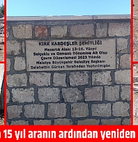 Malatya'da 15 yıl aranın ardından yeniden onarılıyor!