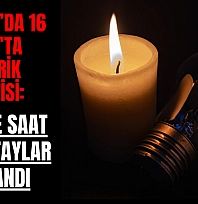 Malatya'da 16 Şubat'ta Elektrik Kesintisi: İşte İlçe İlçe Detaylar