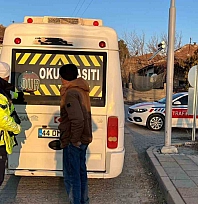 Malatya'da 2 bin 48 okul servisine ceza!