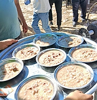 Malatya'da 3 bin 500 kişilik pilav dağıtıldı