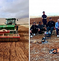 Malatya'da 40 dönümlük alanda ekim başladı!