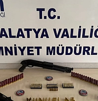 Malatya'da 6 ruhsatsız silah ele geçirildi