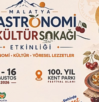 Malatya'da 9 gün sürecek etkinlik başlıyor…