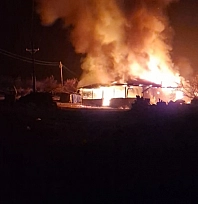 Malatya'da korkutan yangın: Ev küle döndü...