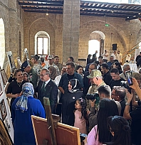 Malatya'da anlamlı sergi: 100 özel eserle şehitlerin hatırası yaşatılıyor