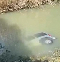 Malatya'da kontrolden çıkan araç Tohma Çayı'na uçtu:  1 ölü, 1 yaralı