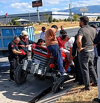 Malatya'da beton mikseri İle traktör çarpıştı: 2 yaralı