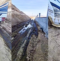 Malatya'da Biyogaz Atıkları Yolu Kapattı: Üretici Saatlerce Mahsur Kaldı