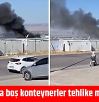 Malatya'da boş konteynerler tehlike mi saçıyor?