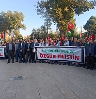 Malatya'da Büyük Filistin Yürüyüşü düzenlendi