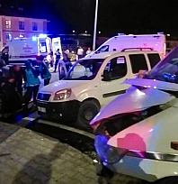 Malatya'da çekici ile hafif ticari araç çarpıştı: 5 yaralı