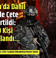Malatya'da Dahil 59 İlde Çete Çökertildi: 190 Kişi Tutuklandı…