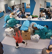 Malatya'da doktorların fedakarlığı O anlar güvenlik kamerasında