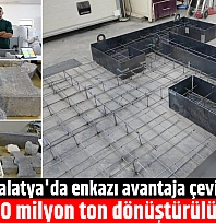 Malatya'da enkazı avantaja çevirdi! 30 milyon ton dönüştürülüyor