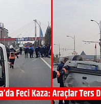 Malatya'da Feci Kaza: Araçlar Ters Döndü…