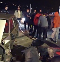 Malatya'da feci kaza: Kurye Ağır Yaralandı