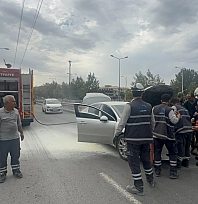 Malatya'da feci kaza: Yangın tüpleriyle facianın eşiğinden dönüldü