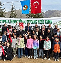 Malatya'da fidanlar toprakla buluştu