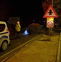 Malatya'da fırtına hayatı olumsuz etkiledi: Ağaçlar devrildi, çatılar uçtu