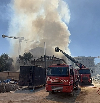 Malatya'da iki katlı müstakil evde yangın!