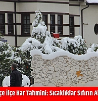 Malatya'da ilçe ilçe kar tahmini: Sıcaklıklar sıfırın altına düşüyor