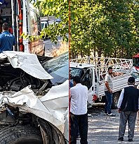 Malatya'da kafa kafaya çarpıştılar: 2 yaralı