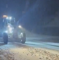 Malatya'da kar yağışı ulaşımı zorluyor!